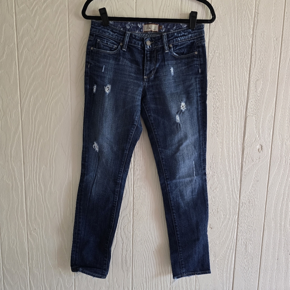 Paige Skyline Ankle Peg Jeans Sz 28